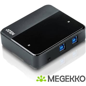 ATEN US234 USB 3.0 (3.1 Gen 1) Type-B 5000Mbit/s Zwart, Verzenden