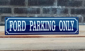 Ford parking only, Verzamelen, Merken en Reclamevoorwerpen, Verzenden, Nieuw