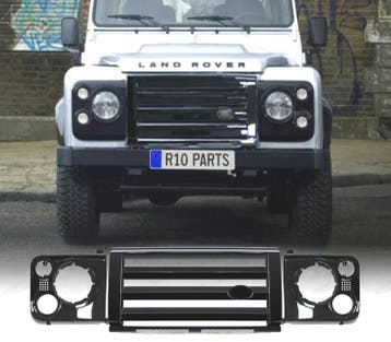CALANDRE POUR LAND ROVER DEFENDER 90 110 83-16 NOIR, Autos : Pièces & Accessoires, Carrosserie & Tôlerie, Verzenden
