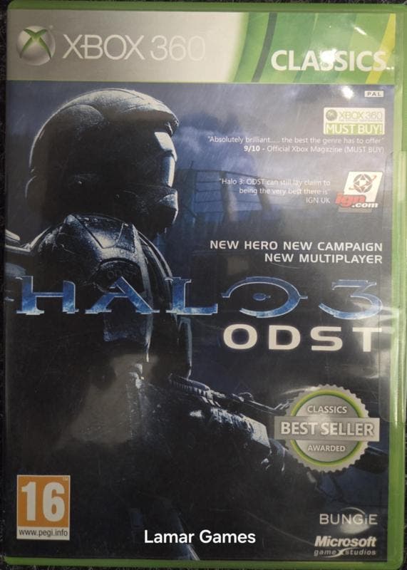 Halo 3 ODST Classics (Xbox 360 used game), Consoles de jeu & Jeux vidéo, Jeux | Xbox 360, Enlèvement ou Envoi