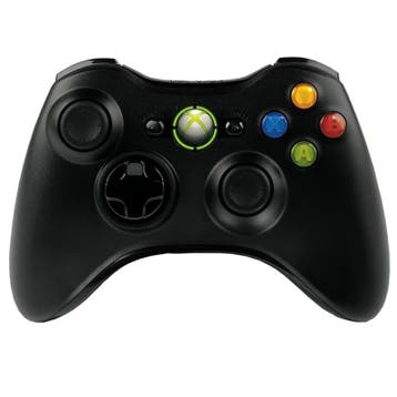 Xbox 360 & PC Controller Wireless Zwart (Third Party), Ophalen of Verzenden