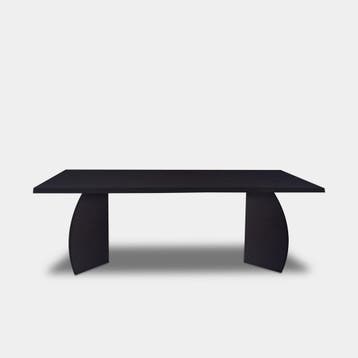 Tafel Boomstam Eikenhout  Set Driehoek  140x90, Nieuw