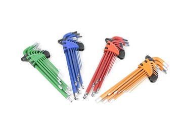 TM 36 Delige Professionele Inbussleutelset MM, INCH, TORX, Verzenden, Nieuw