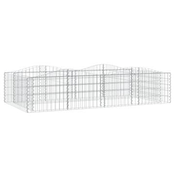 vidaXL Schanskorf gewelfd verhoogd 200x100x50 cm, Tuin en Terras, Verzenden, Nieuw