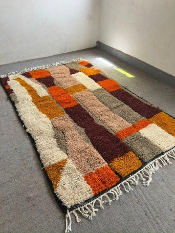 Azilal - Tapijt - 190 cm - 122 cm - Azilal Berber Wol Tapijt, Nieuw