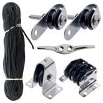 RVS Schaduwdoek katrolset - AISI316, Verzenden, Nieuw