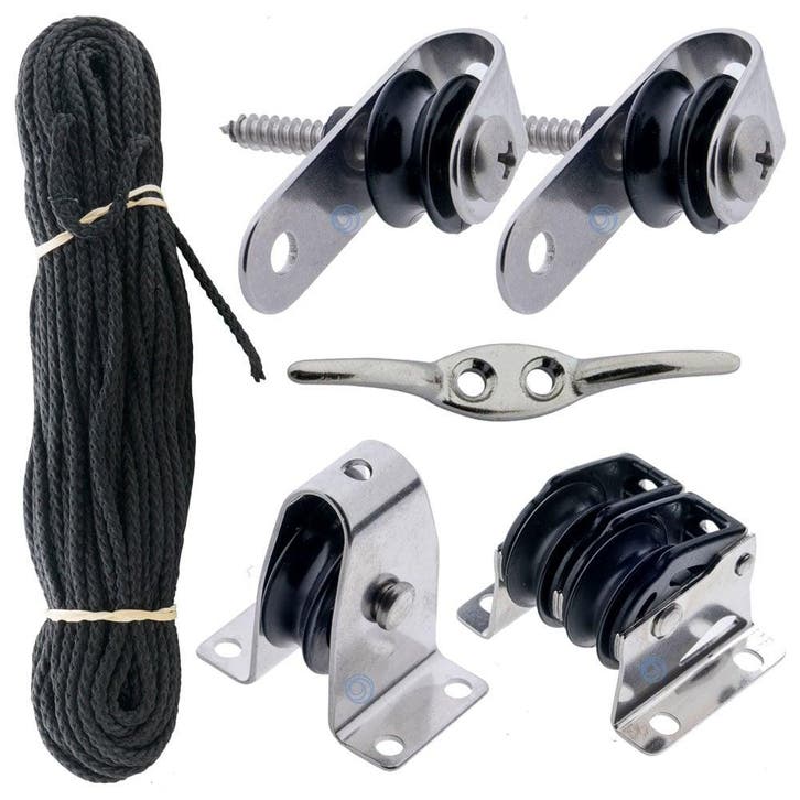 RVS Schaduwdoek katrolset - AISI316, Jardin & Terrasse, Jardin & Terrasse Autre, Envoi