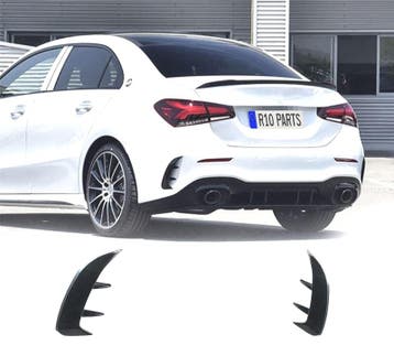 MOULURES ARRIÈRE MERCEDES W177 18- BERLINE LOOK AMG NOIR BRI, Autos : Pièces & Accessoires, Verzenden