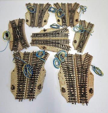 Märklin H0 - 5118-5119-5128-5203-5204 - Voie ferrée pour