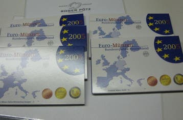 19,40 Euro Brd Kursmuntset 2005 polierte Platte Komplettsatz, Postzegels en Munten, Verzenden, België