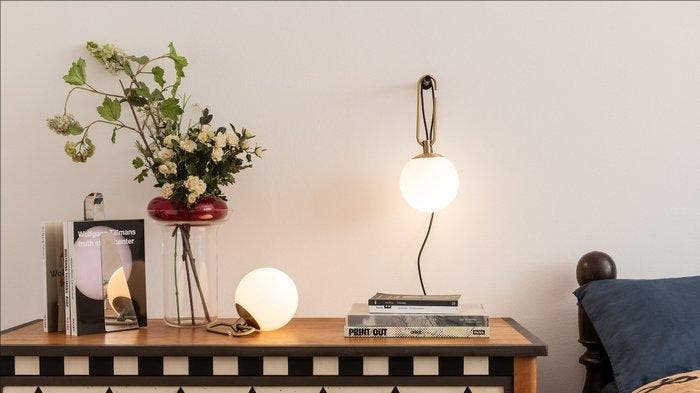 Artemide - Neri&Hu - Tafellamp - nh 1217 - geborsteld brons,, Antiek en Kunst, Antiek | Verlichting