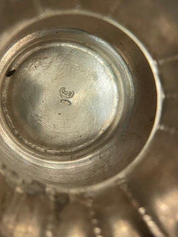 Vase - Anni Trenta - Argent 800 - Grand vase en argent.
