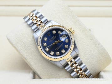 Rolex Lady-Datejust Ref. 69173 Year 1994 (Box & Papers), Rolex, Polshorloge, Ophalen of Verzenden, Zo goed als nieuw