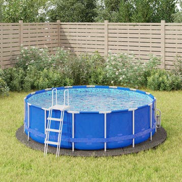 vidaXL Zwembadgrondzeil Ø366 cm polyester geotextiel, Verzenden