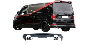 Achterbumper | geschikt voor Volkswagen | Transporter Kombi, Verzenden