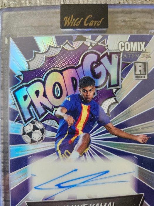 Wild Card Lamine Yamal 1/1 Rookie-kaart, Gesigneerde kaart,, Collections, Autocollants