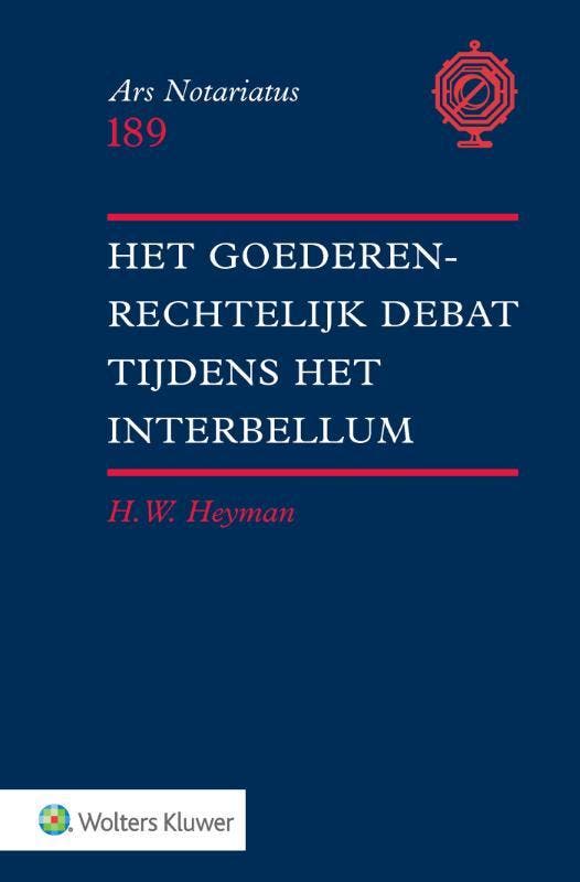 Het Goederenrechtelijk Debat Tijdens Het Interbellum |, Livres, Livres Autre, Envoi