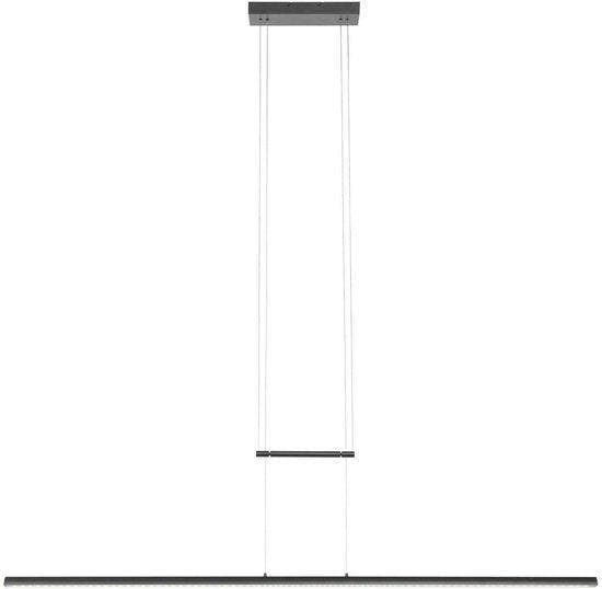 2dekans | Hanglamp Profilo 3318ZW Zwart 150 cm breed, Maison & Meubles, Lampes | Autre, Enlèvement ou Envoi