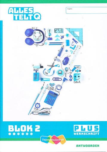 Alles Telt Q Antwoorden Werkschrift Plus blok 2 groep 7, Verzenden