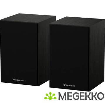 GENESIS NGS-2343 luidspreker Zwart Bedraad en draadloos 20 W, Verzenden, Nieuw