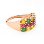 Zonder minimumprijs - Ring Verguld Toermalijn - 18k goud, Nieuw