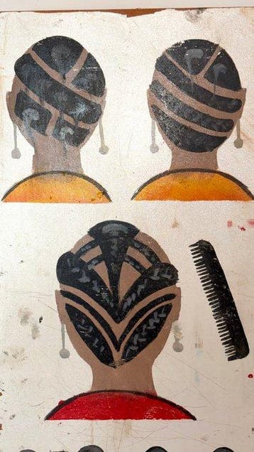 Le Maître Coiffeur – Enseigne populaire du Togo - Togo (Sans, Antiek en Kunst