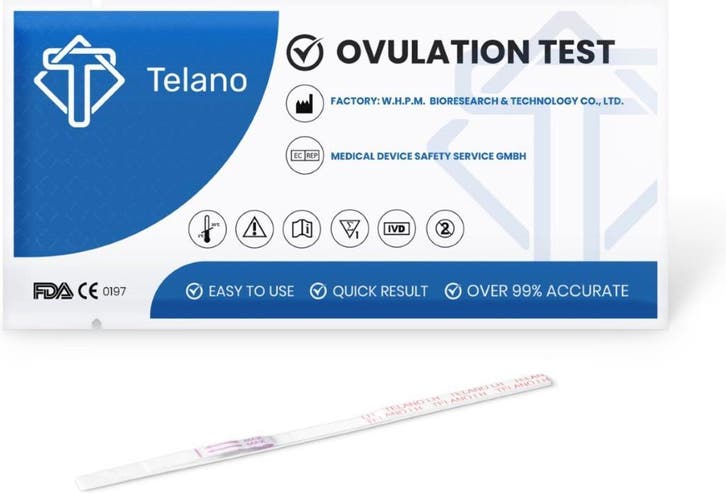 Telano Ovulatietesten Gevoelig Dipstick - Ovulatie strip, Livres, Grossesse & Éducation, Envoi