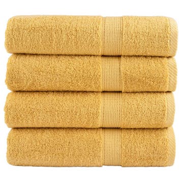 vidaXL Badhanddoeken SOLUND 4 st 600 g/m² 70x140 cm, Verzenden, Nieuw
