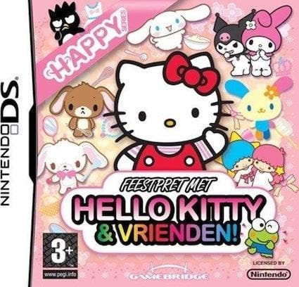 Feestpret met Hello Kitty & Vrienden! (DS Games), Games en Spelcomputers, Games | Nintendo DS, Zo goed als nieuw, Ophalen of Verzenden