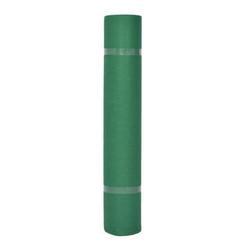vidaXL Tapijt Effen Groen 1 x 12 m Stof, Verzenden, Nieuw