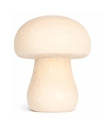 Klein houten paddenstoelfiguurtje (voor knutselwerkjes, 3 c, Verzenden