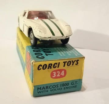 Corgi 1:43 - Model sportwagen - Marcos Volvo 1800 GT (324)
