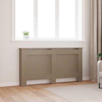 vidaXL Radiatorombouw 152x19x81,5 cm MDF, Doe-het-zelf en Bouw, Verzenden, Nieuw