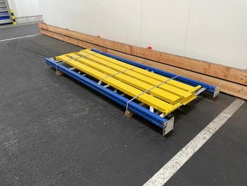 Palletstelling - 2 staanders 3000x1100mm - Tot. lengte: 2m90, Ophalen of Verzenden