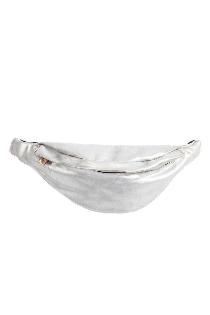 KIMU® Heuptasje Zilver Rond Metallic Fanny Pack met Achterva, Bijoux, Sacs & Beauté, Sacs | Sacs Femme, Enlèvement ou Envoi