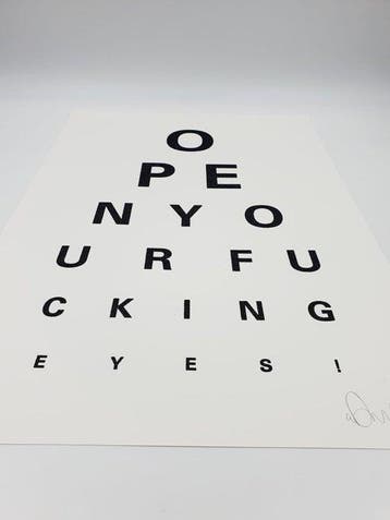 Alex Bucklee (XX-XXI) - Eye Test Black Glitter