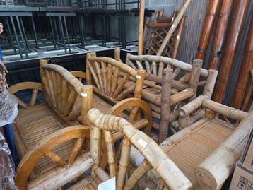 grote partij bamboe meubilair & decoratie, Nieuw in verpakking
