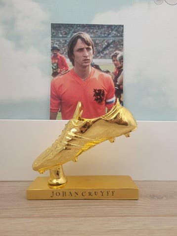 Johan Cruyff - Trofeo Bota Oro + Photographie