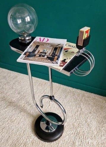 demeyer - Cendrier - Chrome, Plastique - ART DECO