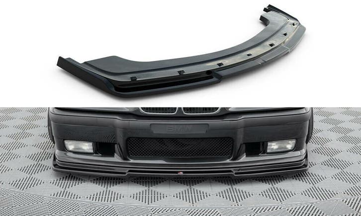 Front Spoiler Lip V1 Maxton Design BMW 3 Serie E36 B4414, Auto-onderdelen, Carrosserie, Nieuw, BMW, Voor