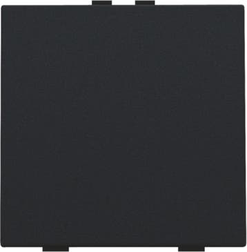 Niko Home Control Enkele Drukknop Zwart Staal - 161-51001, Verzenden, Nieuw