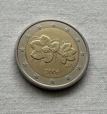 Finland. 2 Euro 2006 Met nieuwe kaart van Europa -, Postzegels en Munten