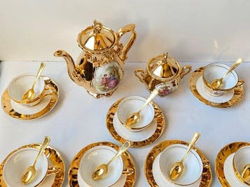 Koffieservies (35) - Schaller Wiesau - Porselein, Antiquités & Art
