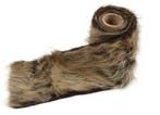 Kunstvel vachtje bontje Naturel 10 cm rol 1 meter, Nieuw