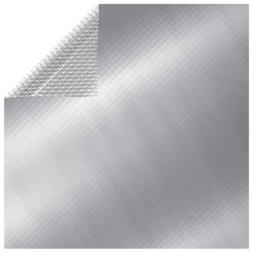 vidaXL Zwembadhoes 975x488 cm PE zilverkleurig, Verzenden, Nieuw