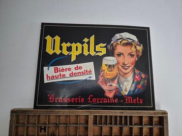 urpils - Enseigne publicitaire bière - Enseigne publicitaire