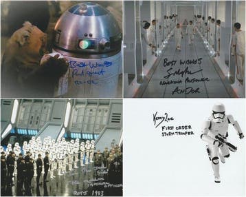 Star Wars - Big Lot of 4 Autographs!