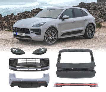 KIT CARROSSERIE PORSCHE MACAN 14-18 LOOK TURBO 2023, Verzenden