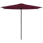 vidaXL Tuinparasol 270 x 270 cm Polyester Rechthoekig, Tuin en Terras, Verzenden, Nieuw