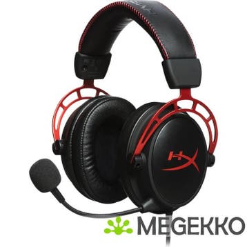 HyperX Cloud Alpha Bedrade Gaming Headset in Zwart/Rood, Verzenden